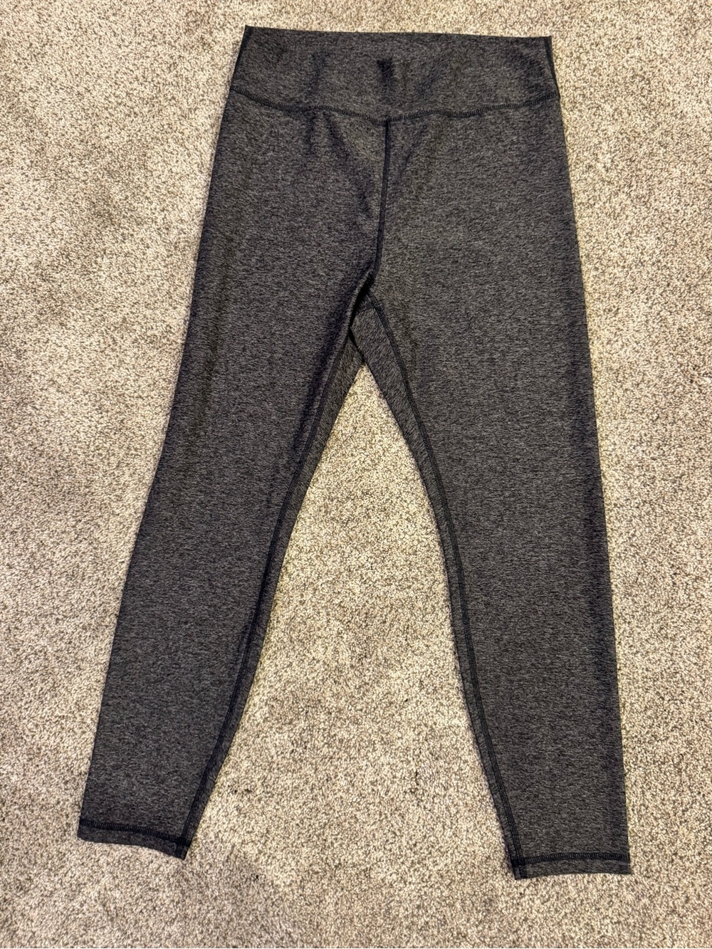 Old Navy Charcoal Heather High-Waist Leggings